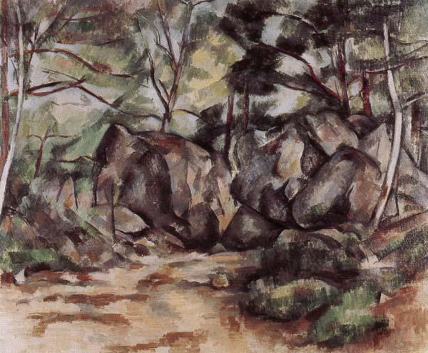 Paul Cezanne Le Sous-bois France oil painting art